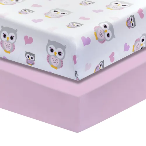 Miniatura 23 de EVERYDAY KIDS Juego de 2 sábanas bajeras ajustadas para cuna de niño, 100% microfibra suave y transpirable, sábana para bebé, se adapta al colchón