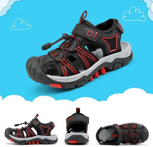 Miniatura 7 de VITUOFLY Sandalias para niños al aire libre senderismo deportes sandalias niñas piscina playa zapatos de verano zapatos de agua zapatillas