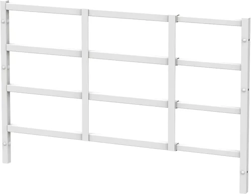 Miniatura 8 de Protector de seguridad fijo para ventana de 19 x 38 pulgadas, paquete de 2 unidades de ancho ajustable que evita caídas accidentales, sin salida