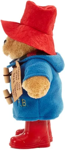 Miniatura 4 de Rainbow Designs Oso Paddington Clásico con Botas - Personaje de Peluche de Pie de 25cm (9.8 pulgadas) - Oso de Peluche Paddington Suave y Tierno