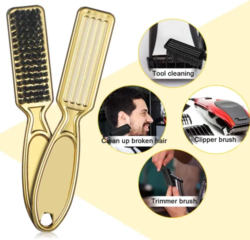 Miniatura 2 de Cepillo de limpieza de cuchilla de cortadora de pelo Cepillo de limpieza de nylon Cepillo de uñas recortadora Herramienta de cepillo de limpieza