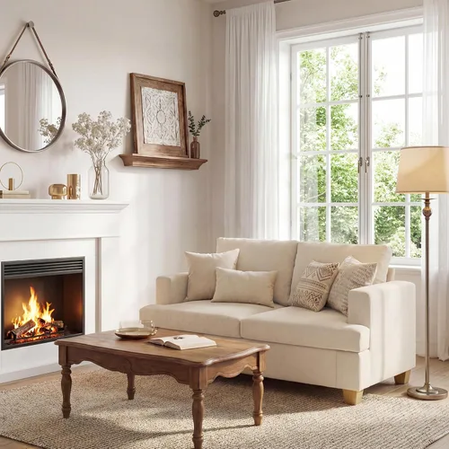Miniatura 6 de Apicizon Cloud Couches Juegos de Muebles para Sala de Estar, Juego de Sofá Loveseat de 2 Plazas y Sofá de 3 Plazas para Dormitorio, Cómodo Sofá Cama