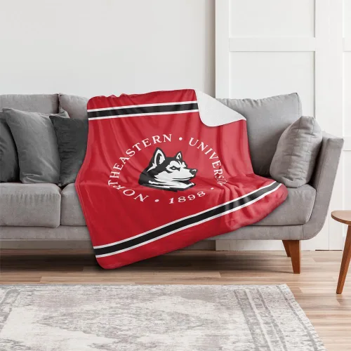 Miniatura 6 de LOGOVISION Colección Oficial de Logotipos Primarios Universitarios Manta de Tiro de Tacto Sedoso con Respaldo de Sherpa Súper Suave Colección