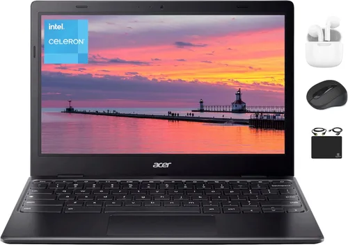 acer 311 Chromebook 2025 Flagship - Laptop delgada y ligera, pantalla HD de 11.6 pulgadas, procesador Intel N4500 de doble núcleo (hasta 2.80 GHz),