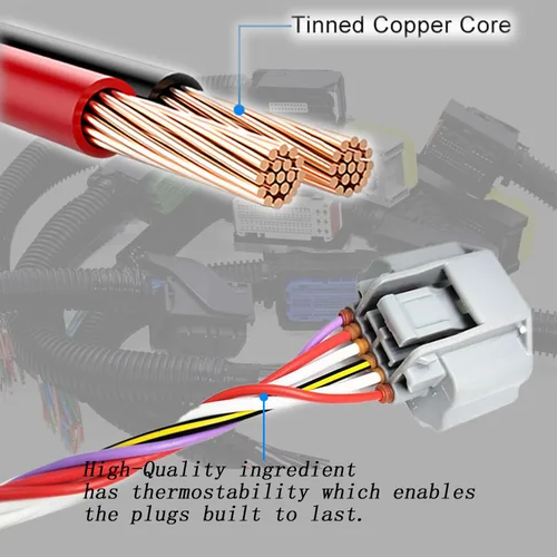 Miniatura 2 de Sensor de flujo de aire masivo Conector Conector de Coleta Arnés 22680-1MG0A AFH60M-39 Reemplazo para Nissan Infinity