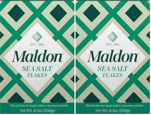 Miniatura 13 de Maldon Sal, hojuelas de sal marina, 20 oz (570 g), tina resellable – Kosher, natural y gourmet en forma de pirámide, perfecta para una amplia gama