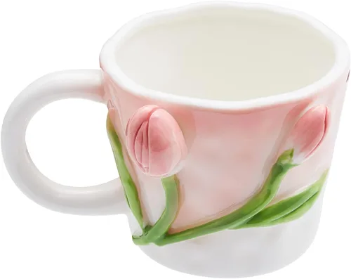 Miniatura 14 de Taza de cerámica de Narval con animal 3D oculto en el interior, taza de 12 oz con figura de dibujos animados hecha a mano, linda taza sorpresa