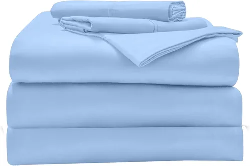 Miniatura 7 de Sábanas de tamaño Queen con cabezal dividido superior para cama ajustable, 800 hilos, 100% algodón egipcio, juego de ropa de cama de 4 piezas