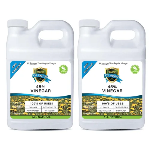 Miniatura 12 de Natural Armor Concentrado de fuerza industrial con 45% de vinagre, extra fuerte, 9 veces más fuerte que el vinagre normal (galón de 128 onzas)