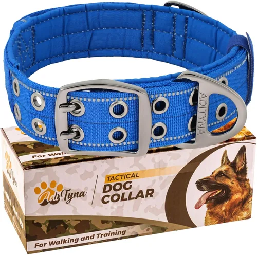 Miniatura 12 de ADITYNA - Collar para perros gigantes con asa - Collar ajustable XXL de 30 a 36 pulgadas - Diseñado exclusivamente para razas de perros enormes como