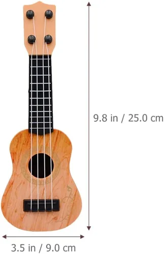 Miniatura 3 de STOBOK Juguete musical de guitarra para niños, mini ukelele clásico, instrumento educativo musical para niños, principiantes, escuela