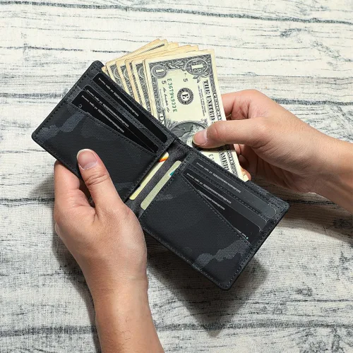 Miniatura 21 de Lanyani Carteras RFID Bifold Simple