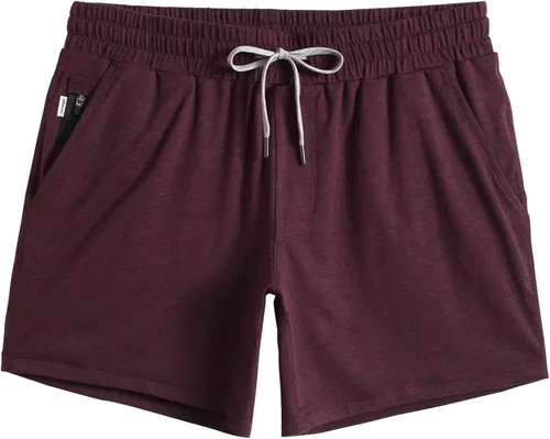 Miniatura 7 de maamgic Pantalones cortos de entrenamiento para hombre de 5 pulgadas, suaves, elásticos, para correr, gimnasio, atléticos, con bolsillos