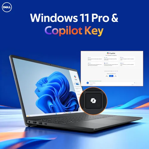 Miniatura 6 de Dell 15 2026 DC15250 Portátil con pantalla táctil, Intel 10-Core i7-1355U, pantalla antirreflejos FHD de 15.6 pulgadas, 32 GB de RAM, SSD de 2 TB