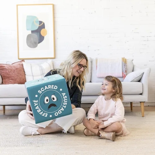 Miniatura 8 de ECR4Kids SoftZone - Cubo de emociones con espejo, juguete sensorial, contemporáneo