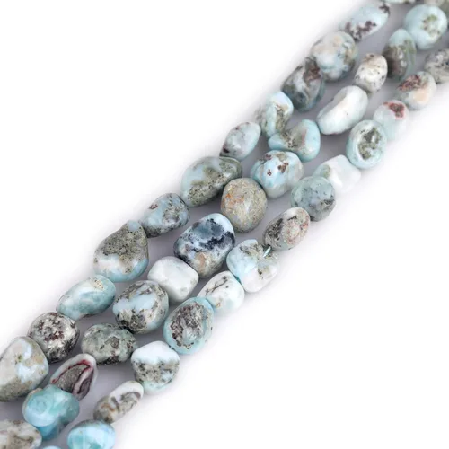 Miniatura 13 de GEM-Inside 9x12mm Natural Amazonite Stone Gemstone Semi Precious Freeform Baroque Potato Beads for Jewelry Making 15