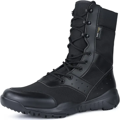 Miniatura 10 de Botas tácticas para hombre, ligeras, militares, de combate, impermeables, cómodas para el trabajo y la seguridad