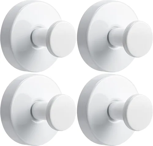Miniatura 12 de Ganchos de ventosa para ducha sin taladro, ganchos de baño para toallas, batas, esponja vegetal montables en paredes de baño, cocina, vidrio, Negro