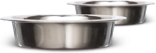 Miniatura 11 de Neater Pet Brands Cuencos de acero inoxidable poco profundos para gatos, 1 taza (8 onzas), 1 tazón de repuesto para comedero individual