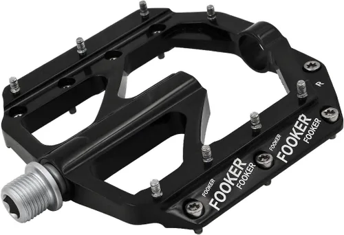 FOOKER Bike Pedals Non-Slip Aluminum Alloy MTB Mountain Bike Pedals 3 Bearing 9/16" for Road BMX MTB Bikes