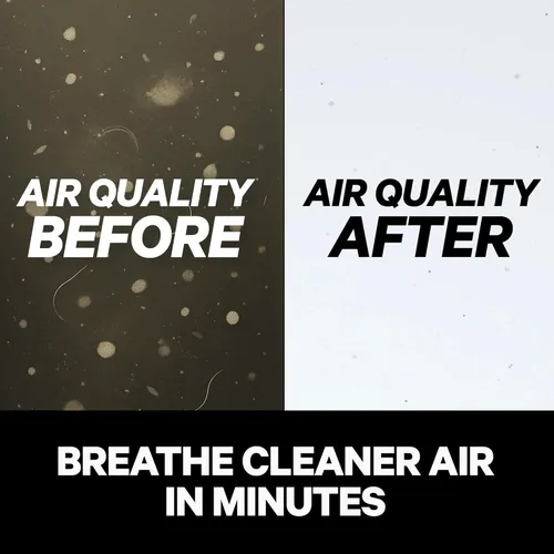 Miniatura 6 de PuroAir Purificadores de aire HEPA 130i para mascotas domésticas, cubre hasta 600 pies cuadrados, filtra hasta el 99.9% de los contaminantes, humo