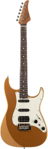 Miniatura 10 de EART Guitarra eléctrica DMX-9, puente de trémolo de 6 cuerdas, pastillas Humbucker, cuerpo sólido, guitarras con interruptor de 5 vías