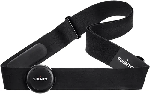 SUUNTO Cinturón inteligente de frecuencia cardíaca: seguimiento superior de la frecuencia cardíaca, ajuste cómodo, negro