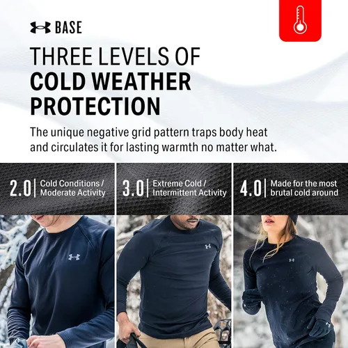 Miniatura 6 de Mallas Under Armour para hombre ColdGear Base 4.0
