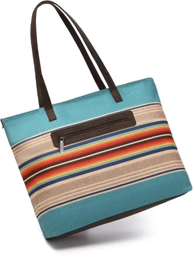Miniatura 5 de Montana West Wrangler - Bolso de mano para mujer, de lona, bolso azteca