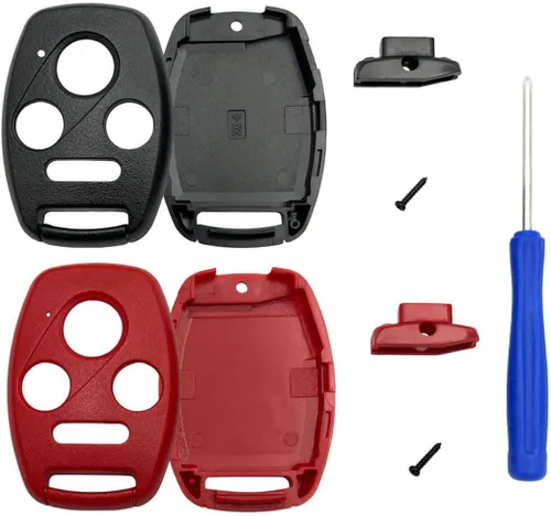 Miniatura 8 de Funda de Reemplazo para Llavero de Entrada sin Llaves, Compatible con Honda Accord/Civic EX/Pilot/CR-V (Negro)