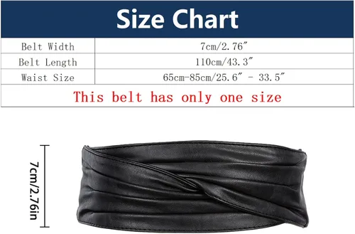 Miniatura 4 de TonJin Cinturón de cuero ancho para mujer, correa de cintura ajustable con cierre de velcro, cinturón de vestir de moda para mujer