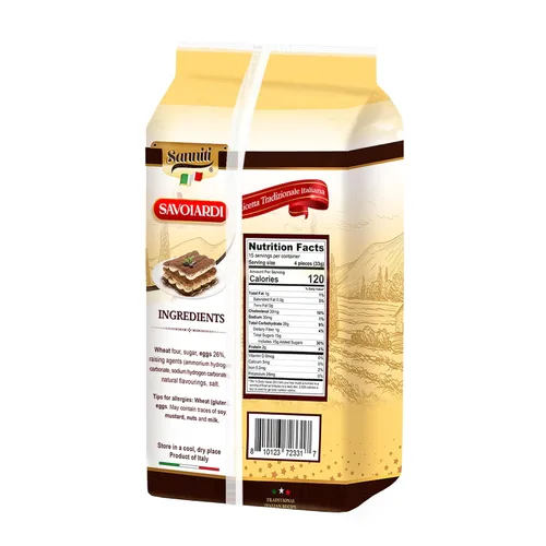 Miniatura 2 de Sanniti Galletas italianas Savoiardi Ladyfingers Producto de Italia Galletas ideales para aperitivos y tiramisú, 17.64 oz (17 onzas)