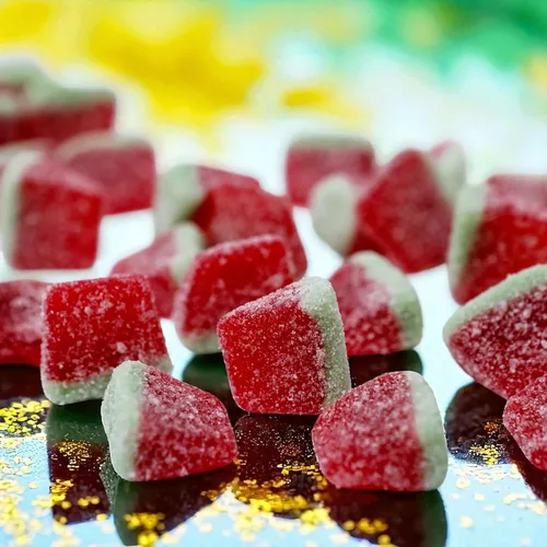 Miniatura 5 de Smarty Stop Sour Watermelon Wedge Slices Bite Gummy Candy (1 libra (paquete de 1))