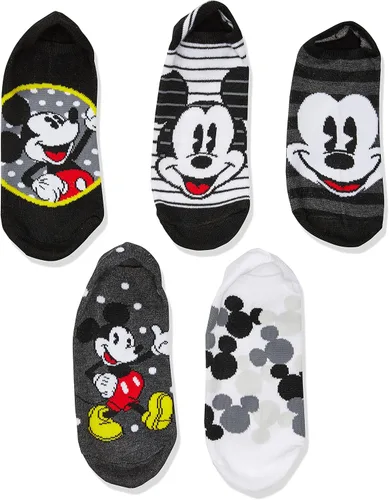 Miniatura 2 de Disney Women's Mickey Mouse 5 Pack No Show Socks