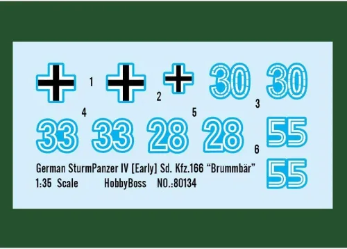 Miniatura 3 de Hobby Boss alemán sturmpanzer IV Early SD. KFZ. 166 " Brummbar "Building Kit (escala 1/35)
