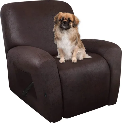 Miniatura 66 de ANARACHON Fundas para Sillas Reclinables Tipo Cuero, 4 Piezas Funda para Sillón Reclinable Lazy Boy, Protector de Muebles - Funda Suave Lavable