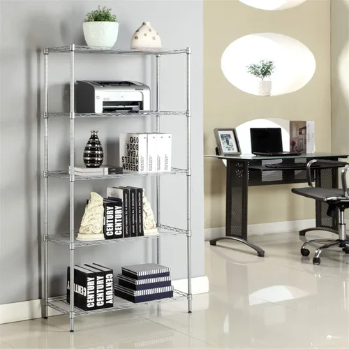 Miniatura 2 de BELANITAS Estantes de almacenamiento de metal, estantería de alambre de 5 niveles con certificación NSF, estantería de alambre de 21 x 11 x 59