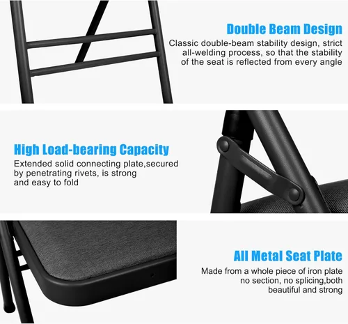 Miniatura 4 de INNOLIFE Foldable Backless Yoga Chair with Resistance Band for Abs & Core, Flexibility and Strength Training and Back Pain Relieving