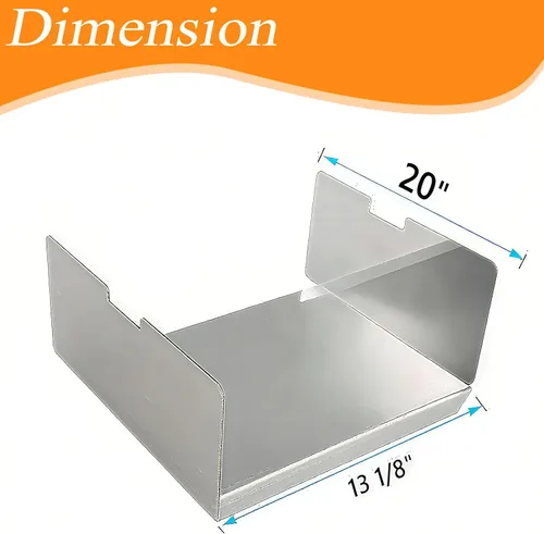 Miniatura 3 de BCA0A1 13 1/8 pulgadas x 11 x 5 1/2 pulgadas de repuesto para parrilla de ahumador de pellets Traeger y Tex Elite y Tex Compatible con 2007 Newer