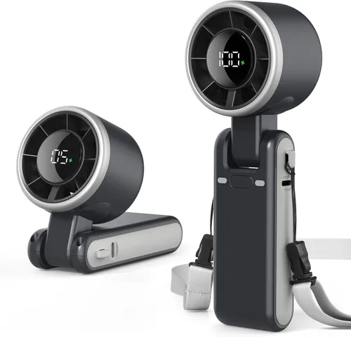 Miniatura 20 de EasyAcc Mini ventilador de mano, ventilador de enfriamiento personal plegable ventilador de escritorio USB ventilador de mesa pequeño portátil