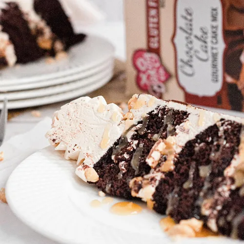 Miniatura 2 de XO Baking Co. Mezcla gourmet para pastel de chocolate sin gluten; sin OMG, Kosher; sin arroz, sin soya; sin lácteos; sin maní; sin conservantes; sin