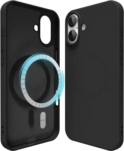 Miniatura 110 de oakxco Funda de silicona para iPhone 12 Pro Max, magnética, compatible con carga inalámbrica Magsafe, cubierta protectora de goma suave y delgada