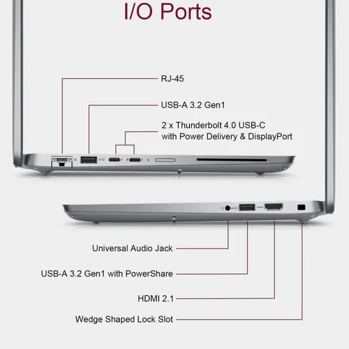 Miniatura 7 de Laptop Dell Latitude 5450 Business (14 pulgadas FHD, Intel 12-Core Ultra 7 155U, 32 GB DDR5 RAM, 1 TB SSD), KB retroiluminada, cámara web de 1080p