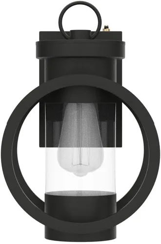 Miniatura 4 de Lámpara de pared industrial con sensor de atardecer a amanecer, moderna lámpara de pared exterior impermeable, lámpara de pared exterior negra mate