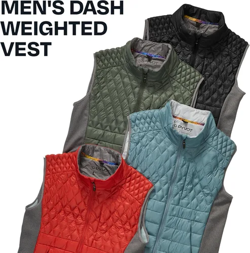 Miniatura 7 de PYVOT Chaleco Acolchado con Peso Dash para Hombre, Ropa Inspirada en Manta Pesada para Problemas Sensoriales