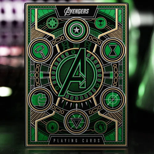 Miniatura 2 de theory11 Cartas de juego Avengers Edición Verde Premium - Juego de cartas de Marvel Studios de The Infinity Saga
