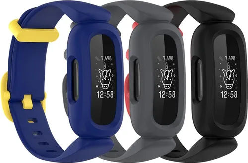 Ace 3 bandas compatibles con Fitbit Ace 3, correas de reloj coloridas y respetuosas con la piel, accesorios de repuesto para pulseras
