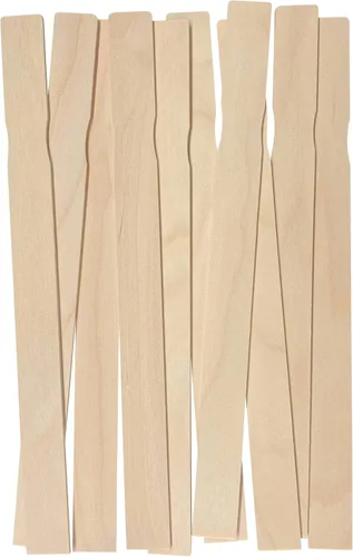 Miniatura 10 de Paquete de 5 palitos de pintura, palitos de madera para manualidades, palitos de pintura de 12 pulgadas para mezclar epoxi y resina, agitadores