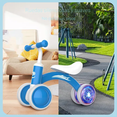 Miniatura 7 de Gamfeiny Colorful Lighting Baby Balance Bike Toys for 1 Year Old Boy Girl Gifts, 10-36 Month Toddler Balance Bike, No Pedal 4 Silence Wheels & Soft