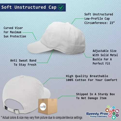 Miniatura 2 de Custom Soft Baseball Cap Weimaraner Dog Face Embroidery Dogs Twill Cotton Dad Hats for Men & Women